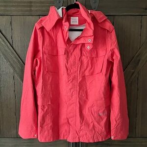 Wood Wood Romain Jacket M65 Waterproof Coral Red Size Large NWOT